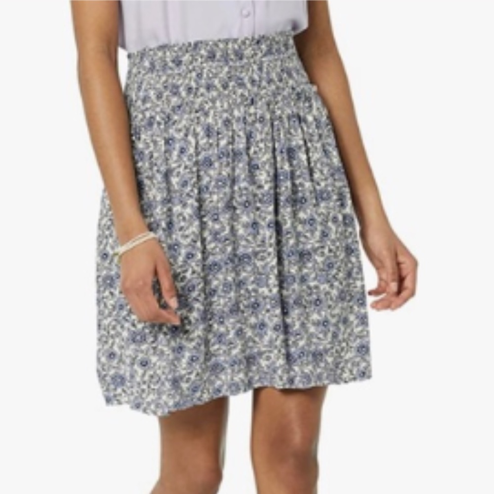Goodthreads Floral Viscose Skirt Elastic Waist NWT